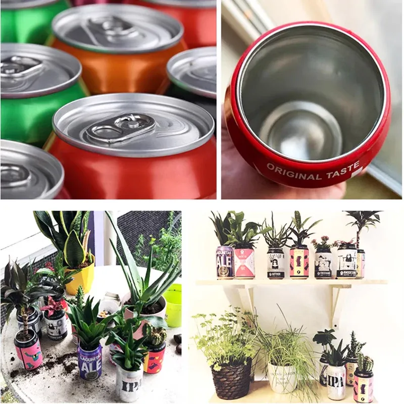 Topless Can Opener Manual Kitchen Tool for Beer Soda and Tin Bottles - Red view 6