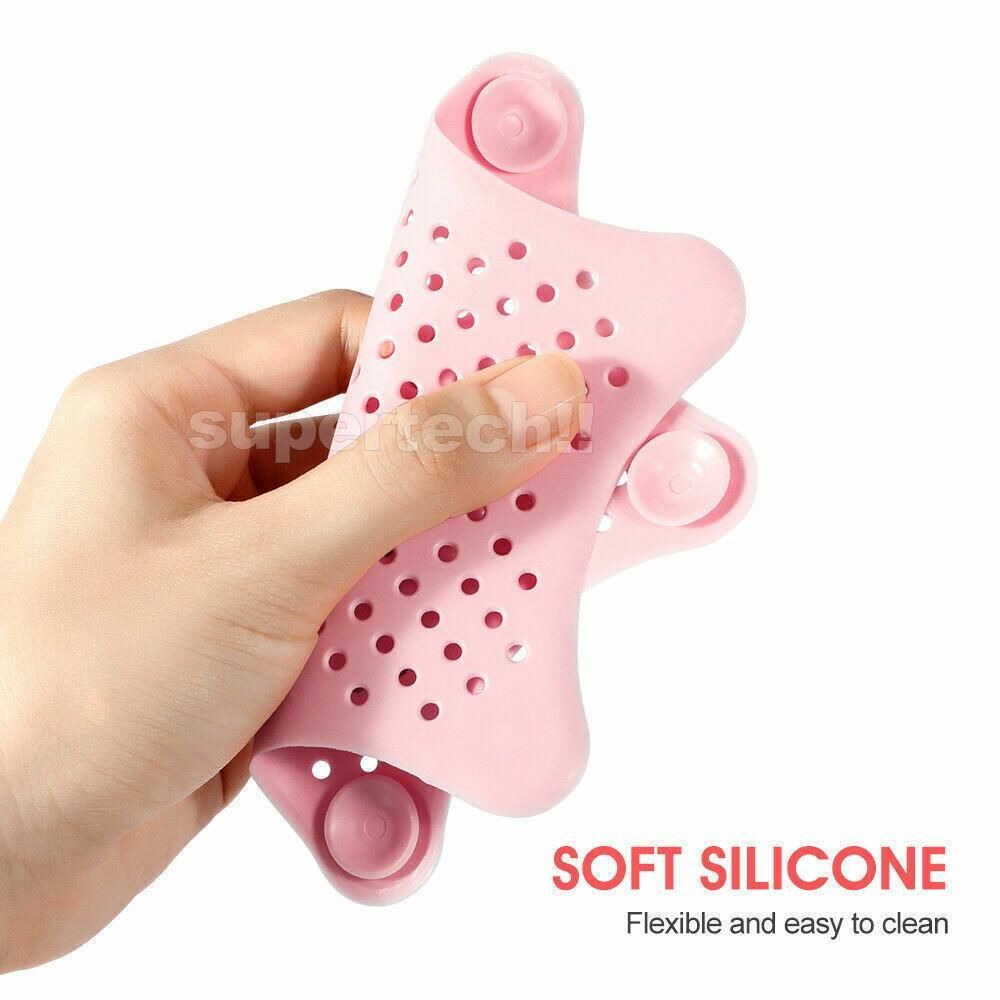 New Bathroom Drain Hair Catcher Bath Stopper Sink Strainer Shower Filter view 9
