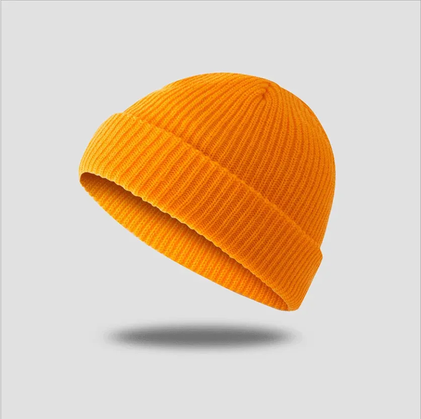 Men Women Mini Fisherman Beanie Winter Spring Hat Soft Knitted Docker Skull view 13