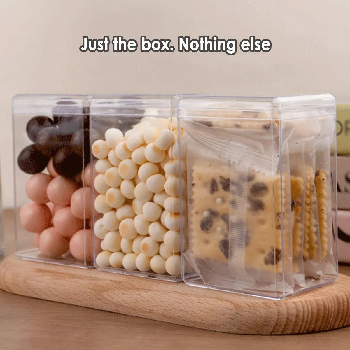 20pcs Transparent Biscuit Box Plastic Cake Box Pastry Dessert Storage view 5