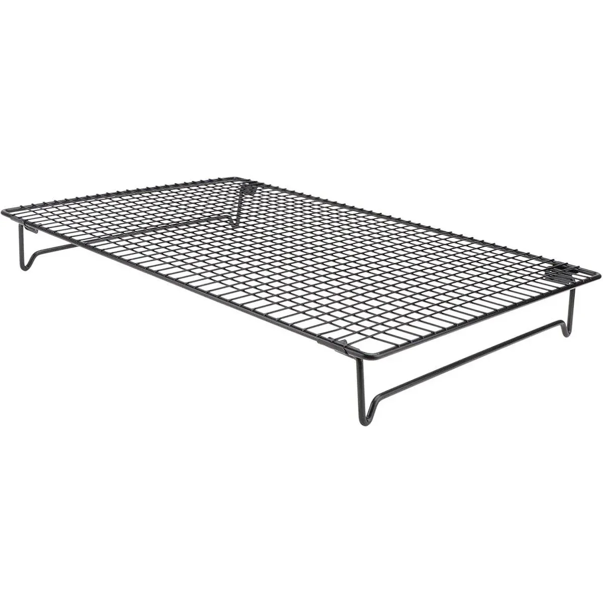 Collapsible Black Mesh Cake Cooling Rack Foldable Baking Tray for Kitchen Use view 2