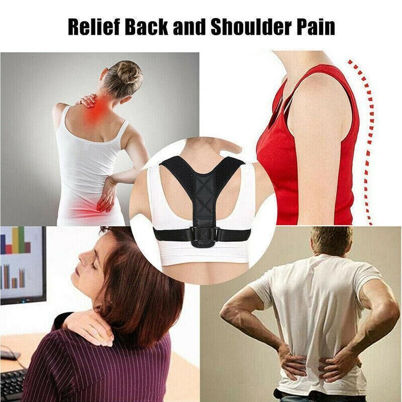 Posture Clavicle Support Corrector Straight Shoulders Brace Strap Correct Au view 6