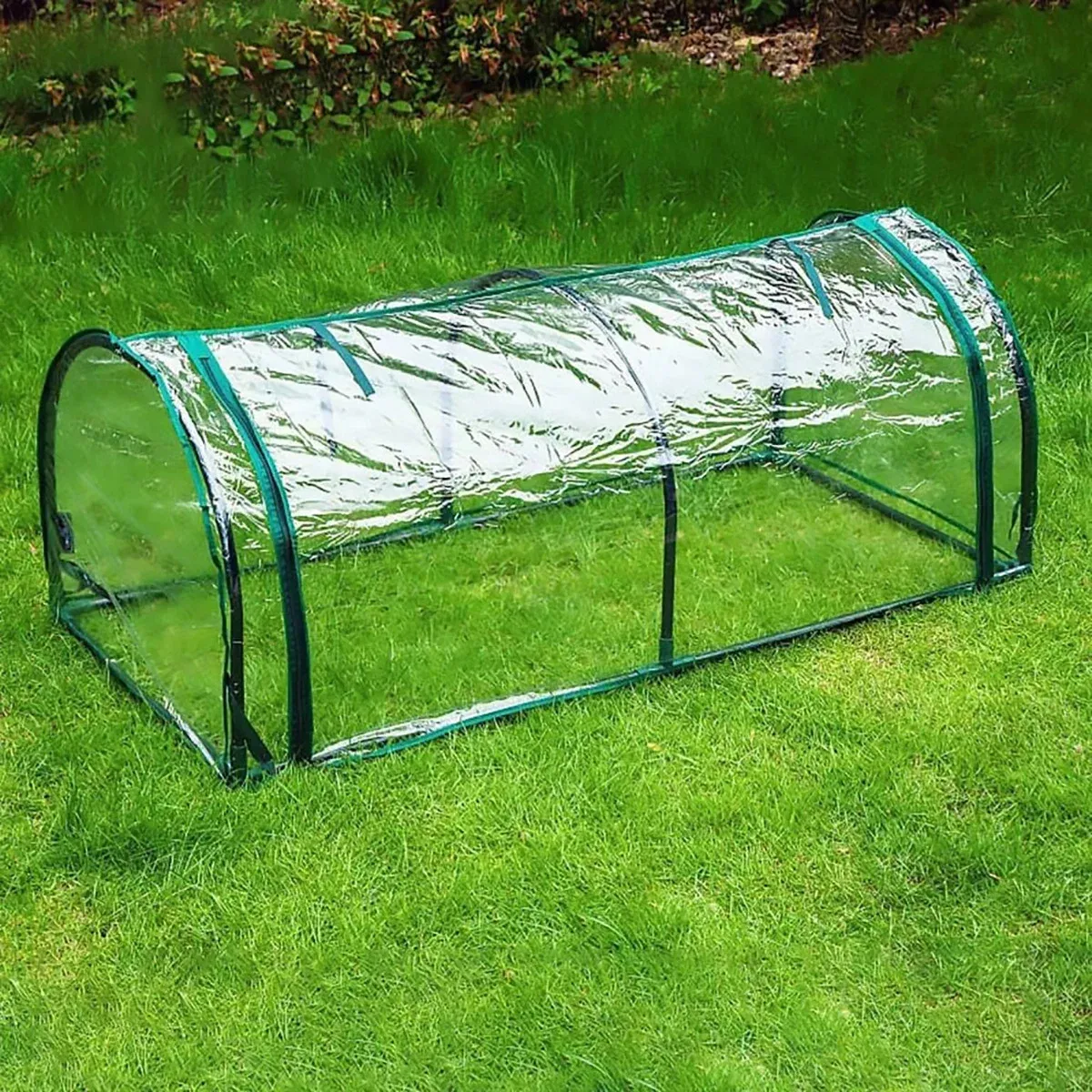PVC Greenhouse Cover Replacement Plant Tent Garden Shelter No Frame - Transparent view 8