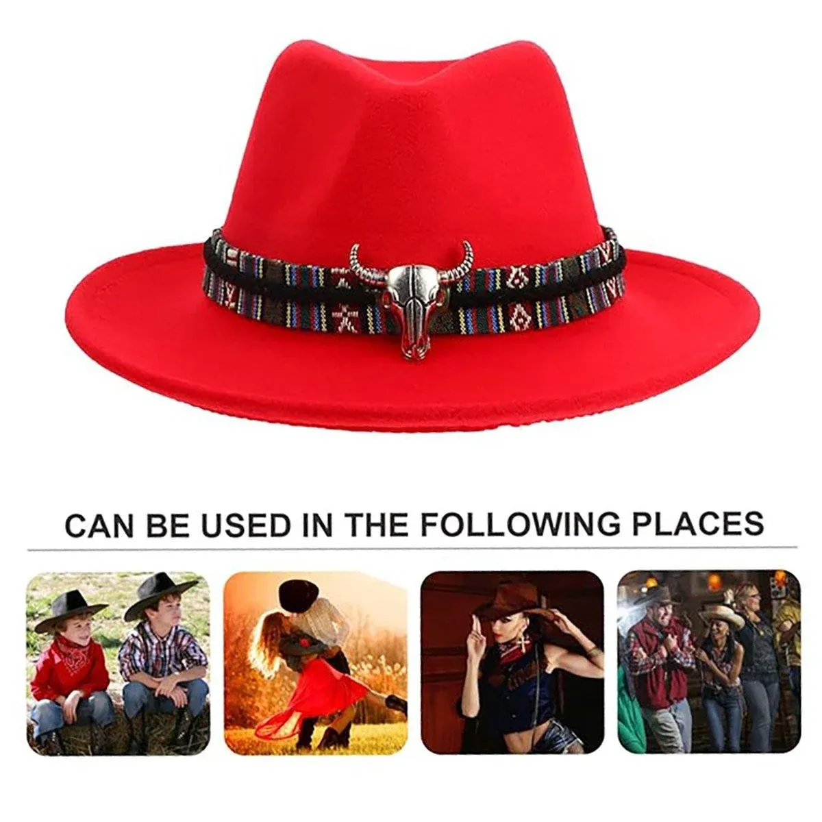 STweed Hat Ethnic Style Jazz Cap Bowler Hat Sun Hat for Men Women Summer view 10