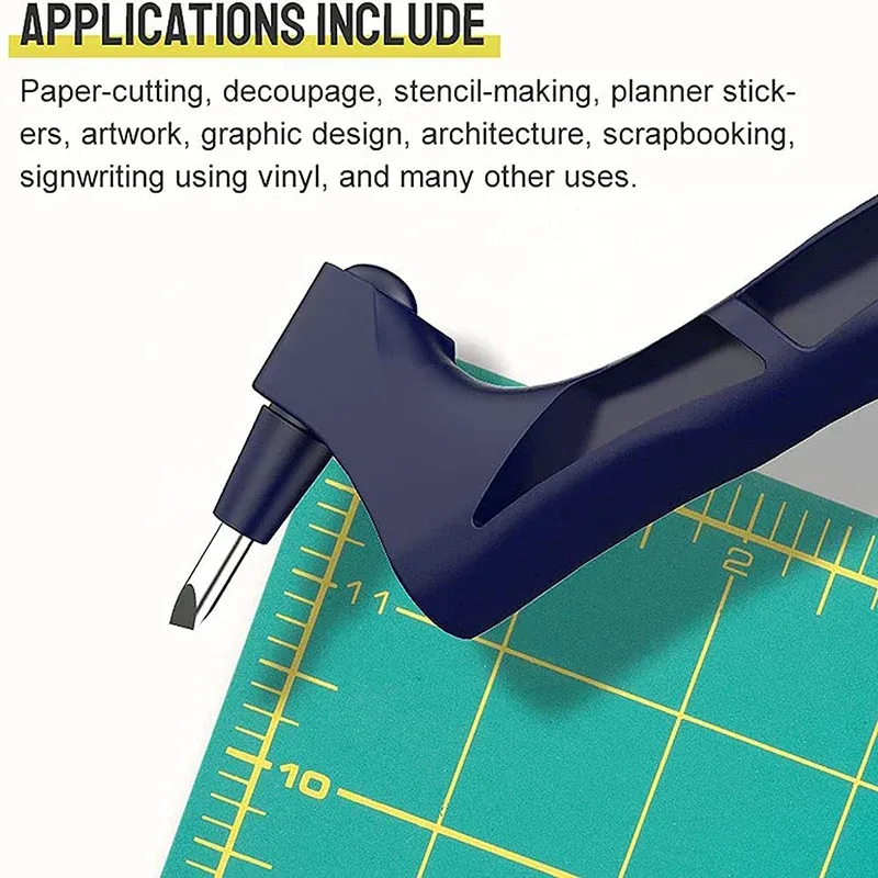 360-Degree Rotating Craft Cutting Tool with Precision Blade for Craft Art - Red view 9