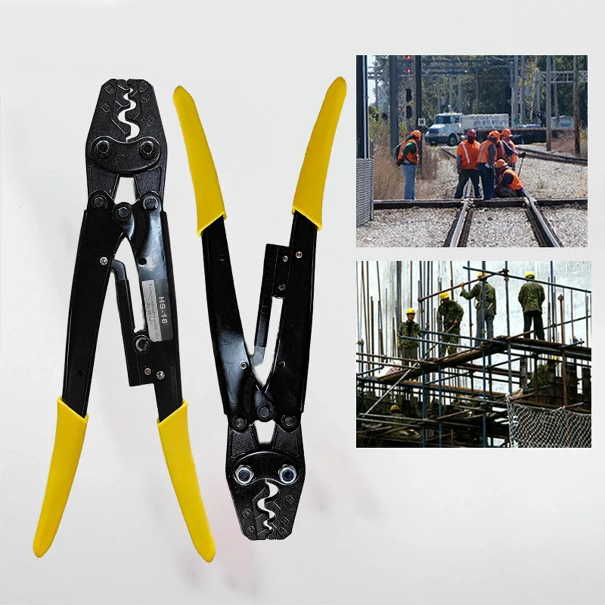1.25-16mm² Wire Crimper Cable Plier Terminal Anderson Plug Lug Crimping Tool view 4