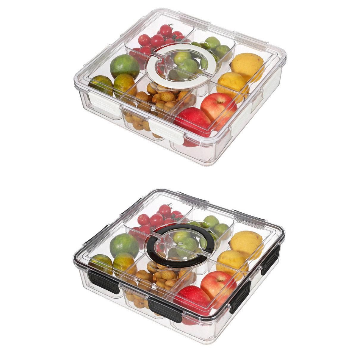 Portable Household Kitchen Refrigerator Storage Box Food Organizer Fresh view 3