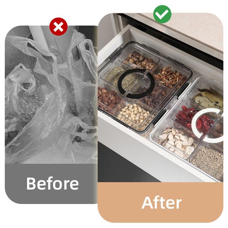 Portable Household Kitchen Refrigerator Storage Box Food Organizer Fresh view 6