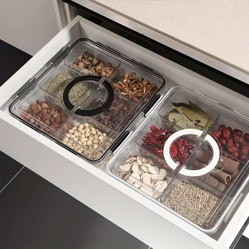 Portable Household Kitchen Refrigerator Storage Box Food Organizer Fresh view 10