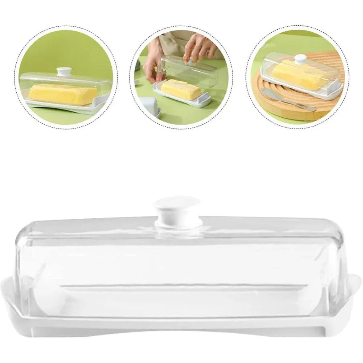 Butter Cheese Box Crisper Fruit Storage Container Multipurpose Food Organizer view 8