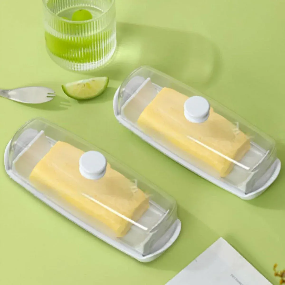 Butter Cheese Box Crisper Fruit Storage Container Multipurpose Food Organizer view 11
