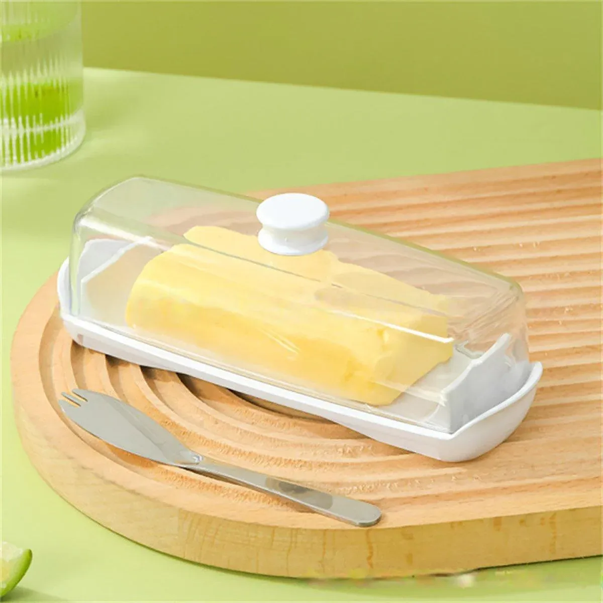 Butter Cheese Box Crisper Fruit Storage Container Multipurpose Food Organizer view 12