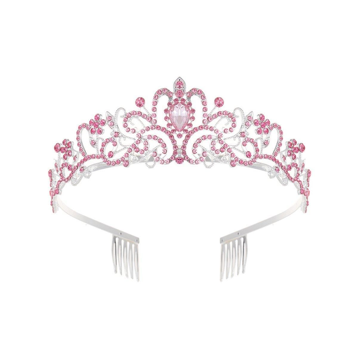 Princess Rhinestone Queen Hair Tiara Headband Hair Accessories Crystal Crown