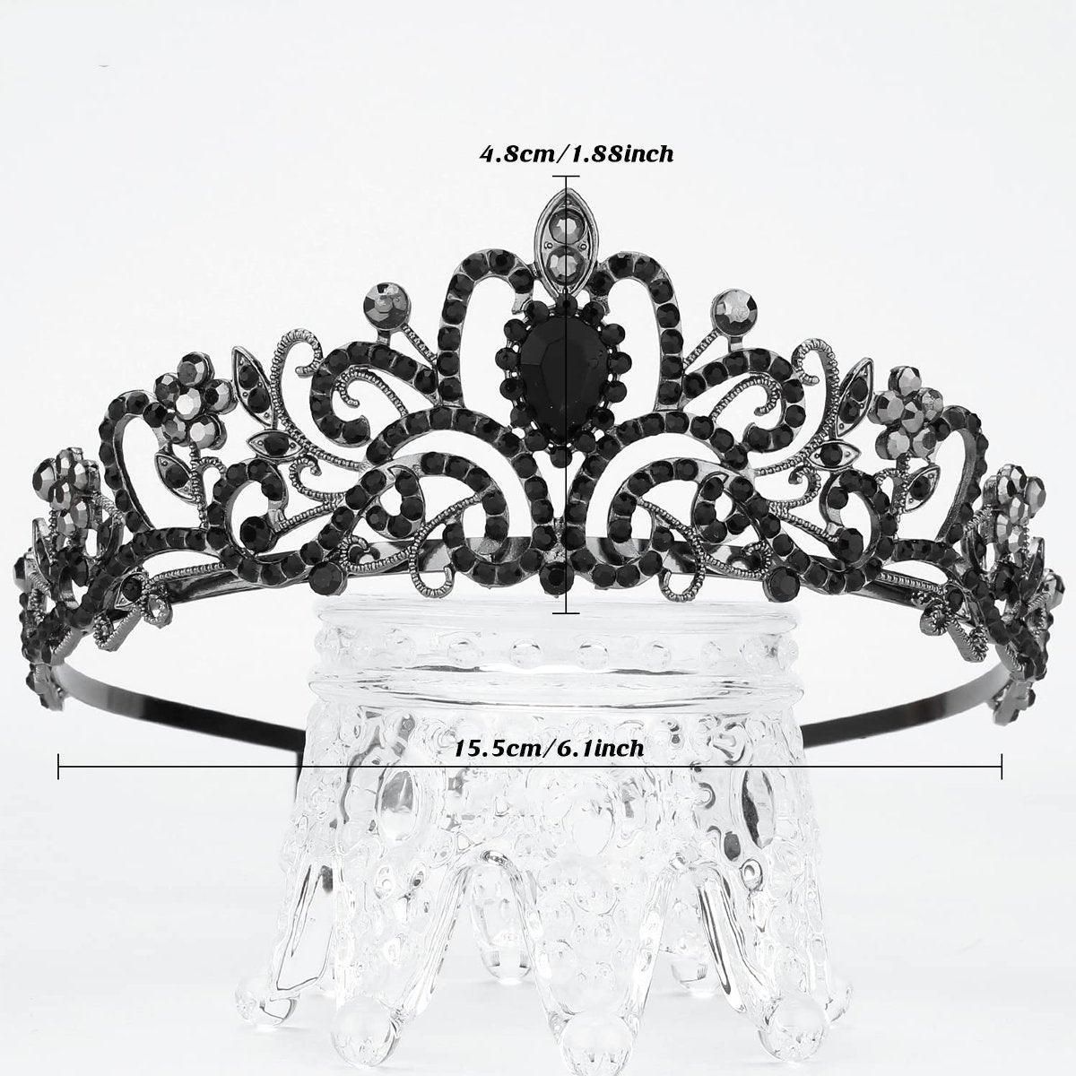Princess Rhinestone Queen Hair Tiara Headband Hair Accessories Crystal Crown view 4