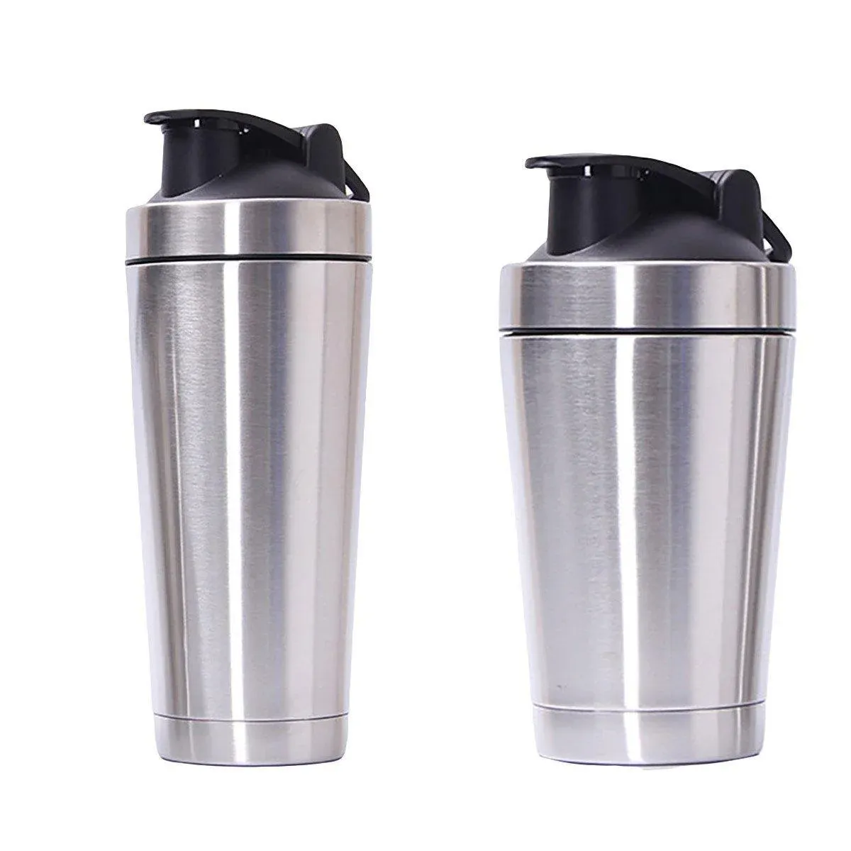 500/750ML Stainless Steel Protein Blender Shaker Cup Bottle Mixed Water Sport view 3