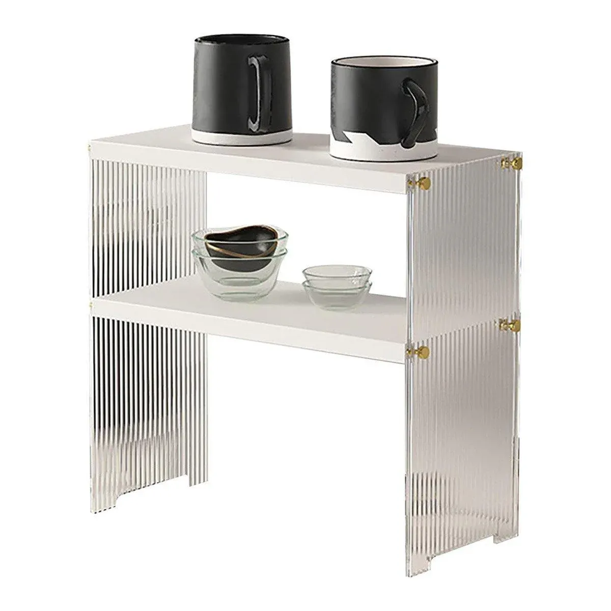 Acrylic Desktop Cup Holder Multi-Purpose Portable Storage Organizer For Home