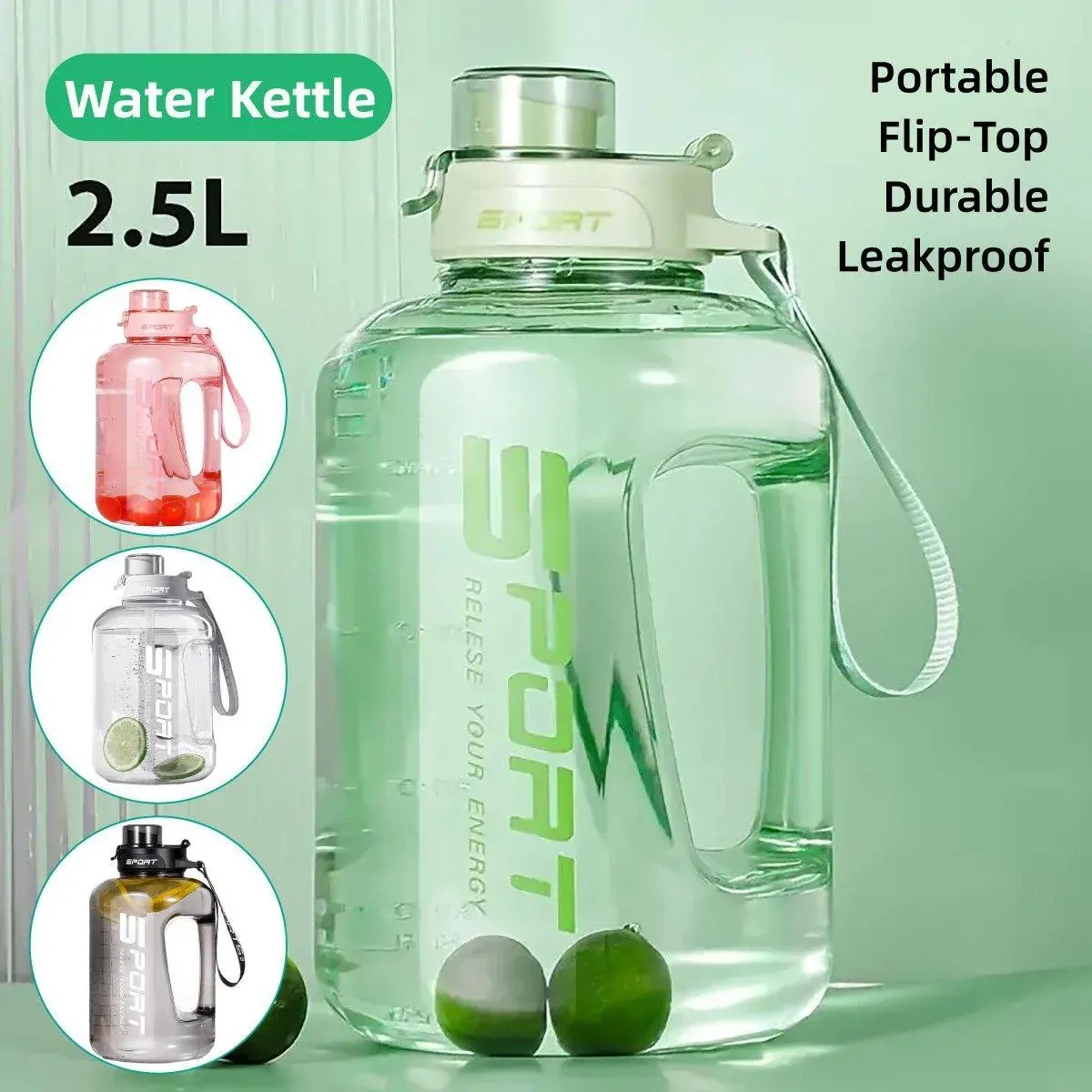Large Capacity Water Cup Fitness Sports Water Bottle for Gym Outdoor view 2