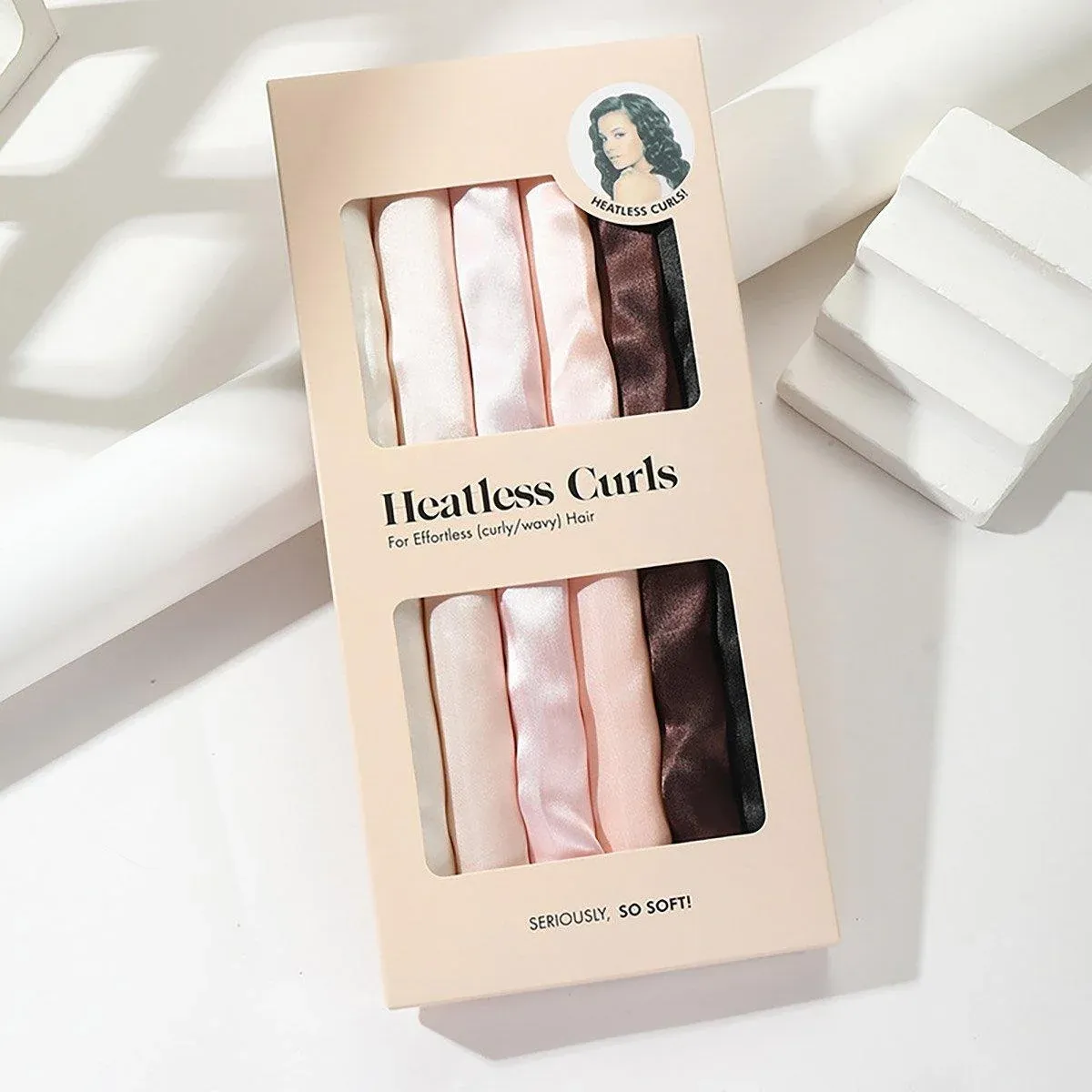 6Colours Heatless Curling Rod Foam Set Lazy Overnight Hair Rollers Big Waves view 14