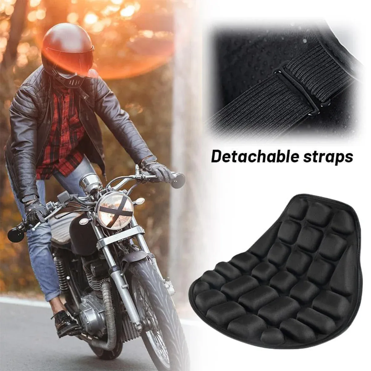 Waterproof Car Motorcycle Seat Cover Thickened Cushion Sun Protection Mat Pad view 8