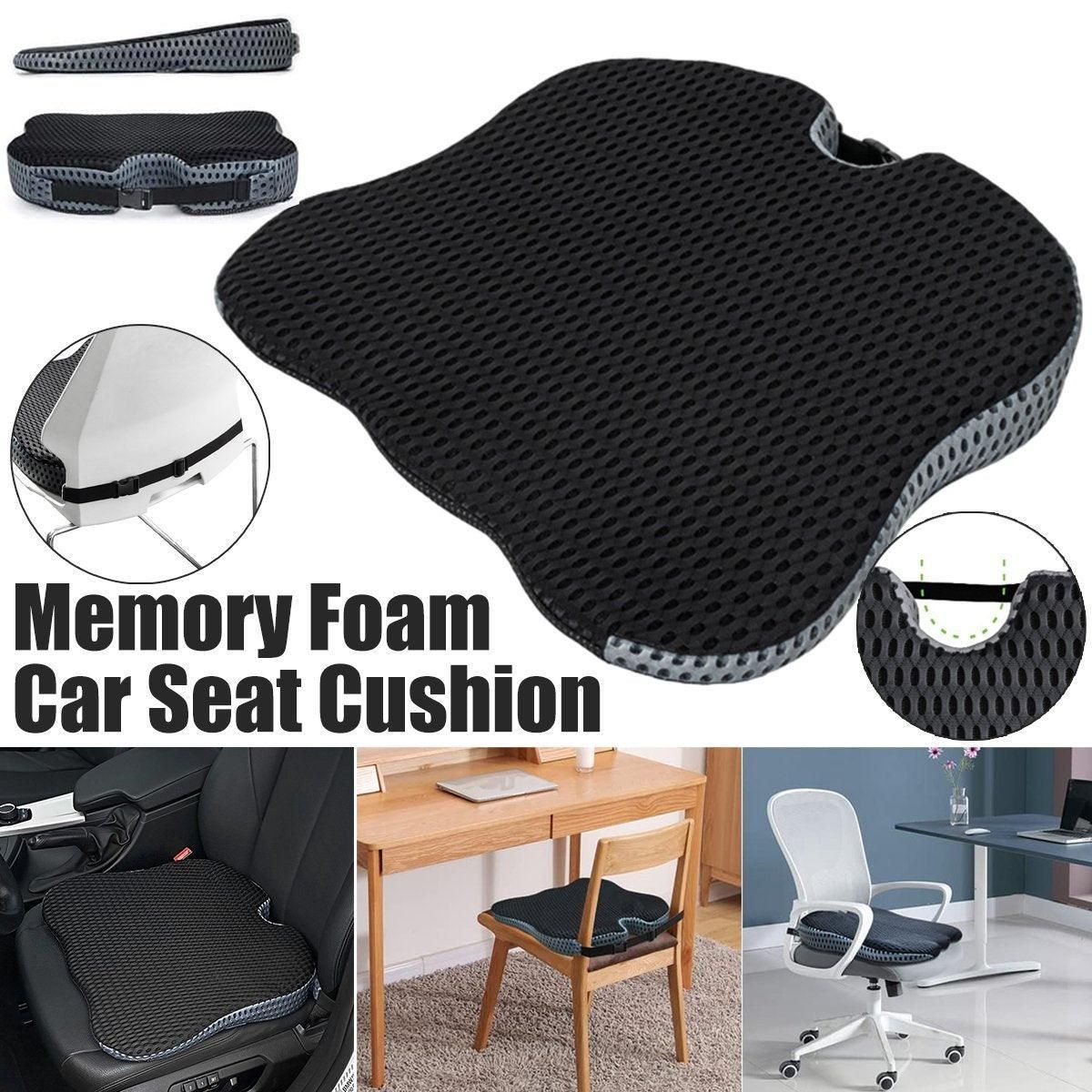 Universal Memory Foam Seat Cushion for Car Office and Home Chair Use — image 1