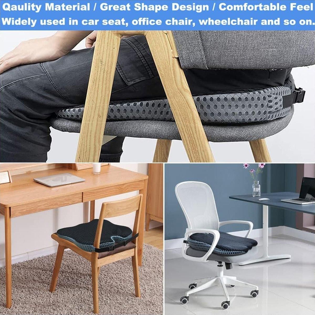Universal Memory Foam Seat Cushion for Car Office and Home Chair Use view 7