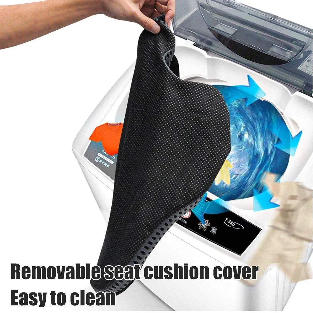 Universal Memory Foam Seat Cushion for Car Office and Home Chair Use view 9