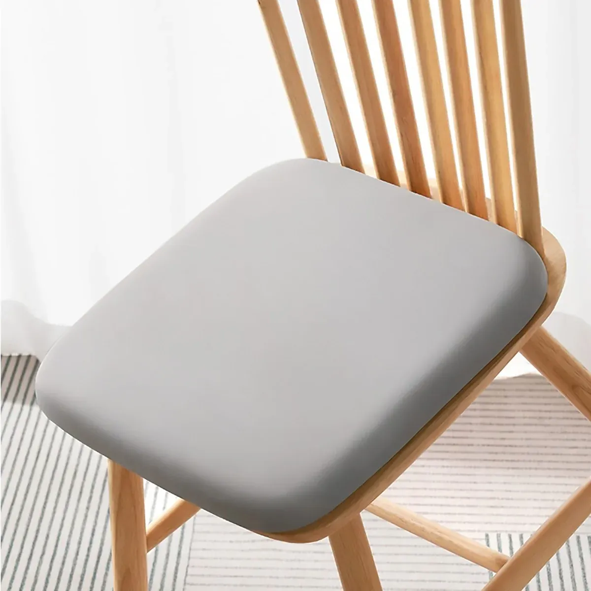 Seat Cushion Memory Foam Office Chair Pad Bottom Support for Stool Dining view 10