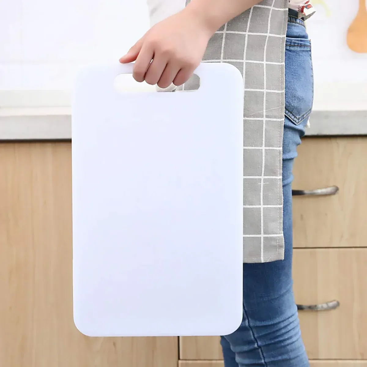 Plastic Cutting Board Small Chopping Board for Kitchen Food Prep view 8