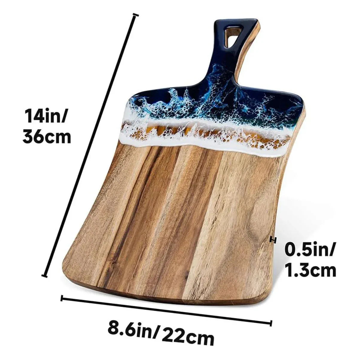 Wave Cutting Board Non Slip Chopping Board Kitchen Household Cutting Board view 3