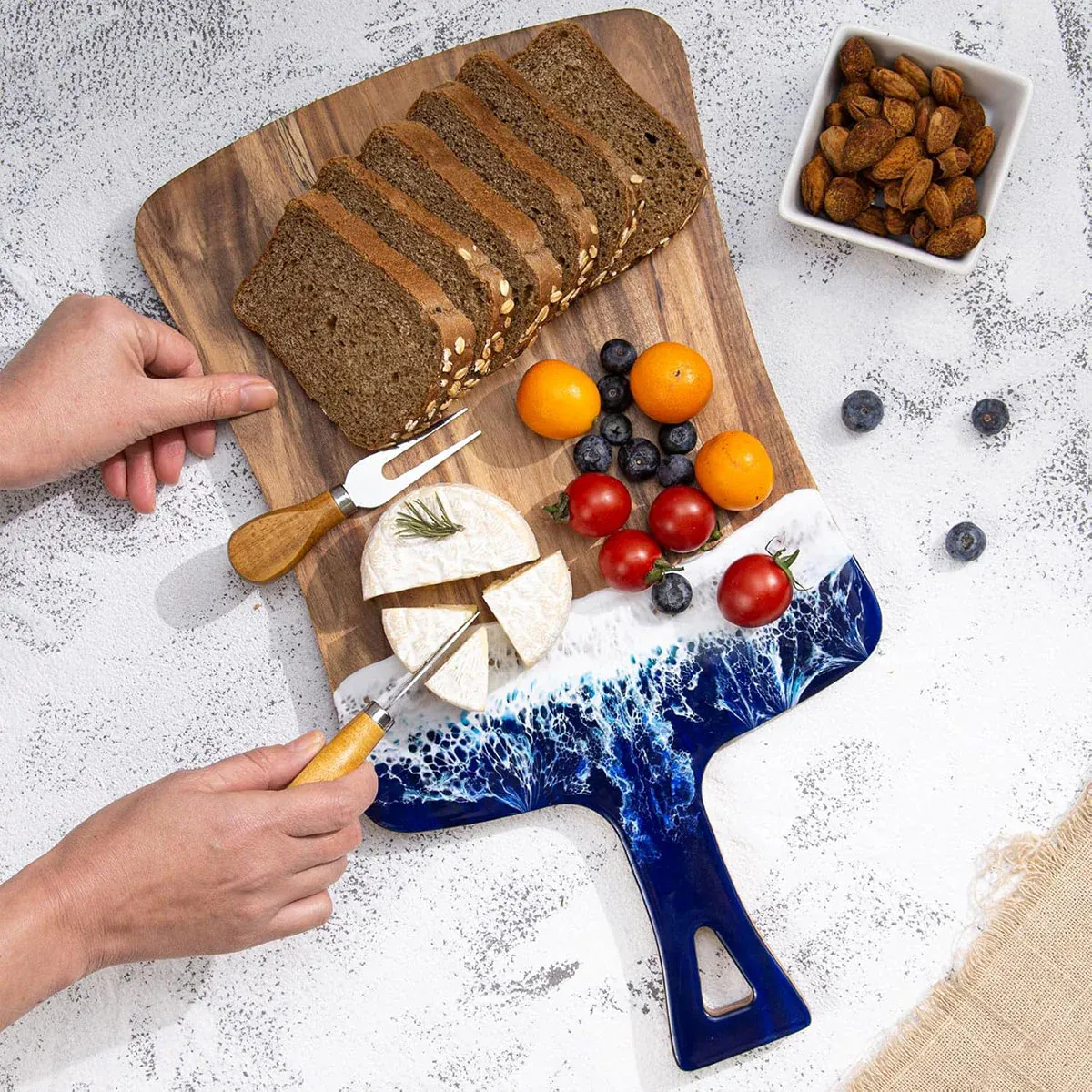 Wave Cutting Board Non Slip Chopping Board Kitchen Household Cutting Board view 12