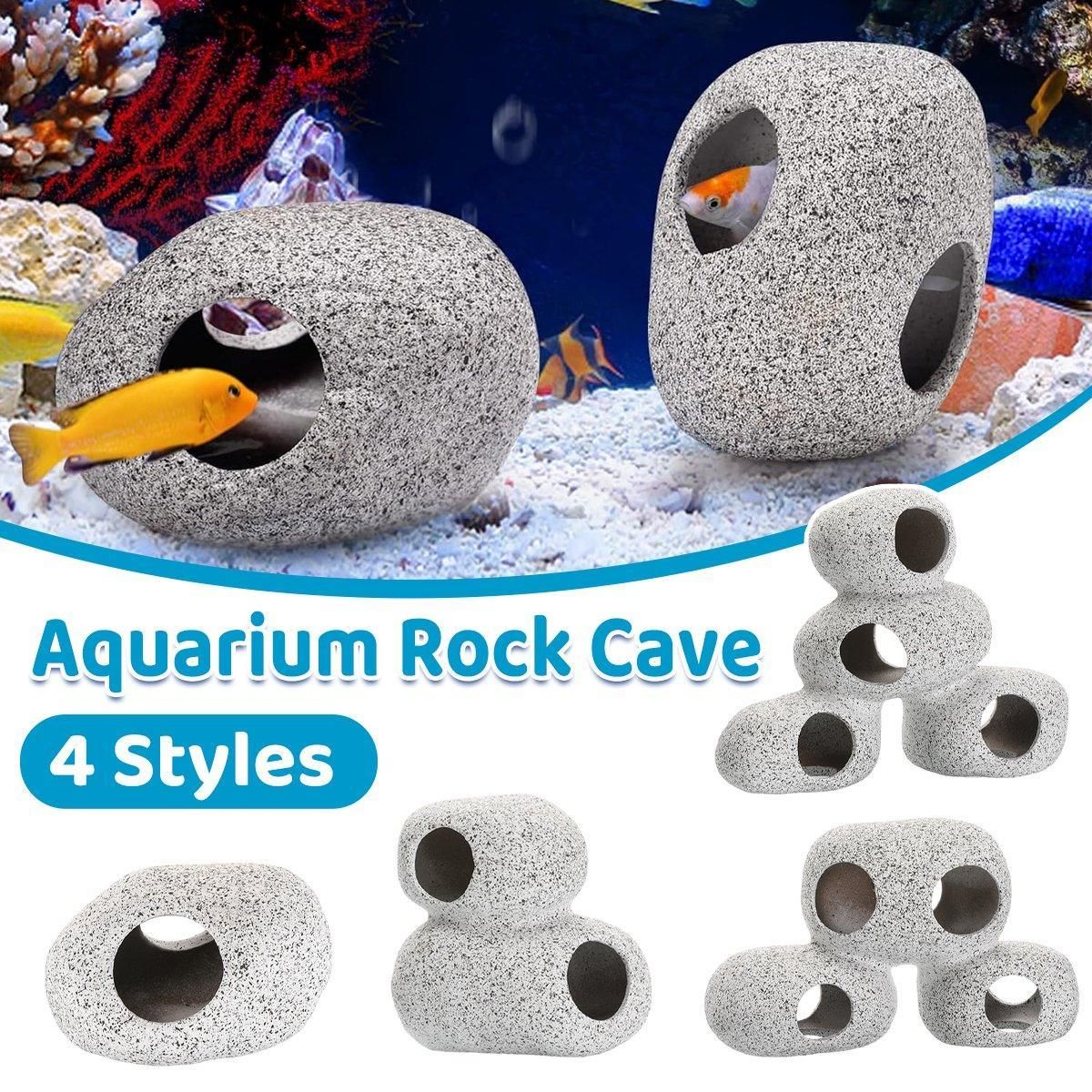 Clay Pot Aquarium Decoration Shrimp House Cichlid Breeding Tank Fish Nest view 2