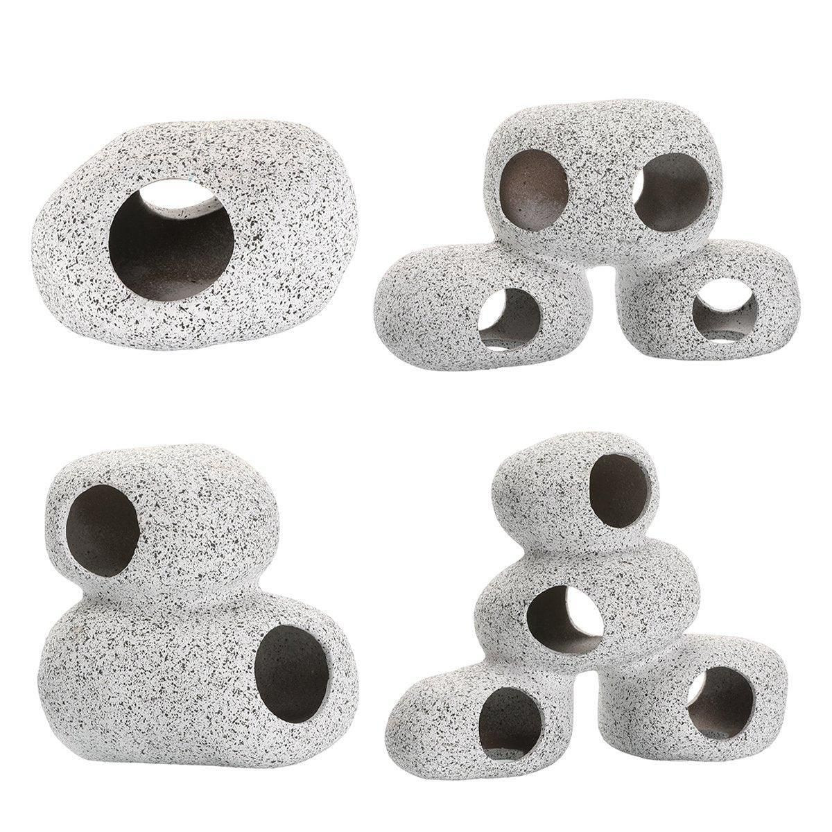 Clay Pot Aquarium Decoration Shrimp House Cichlid Breeding Tank Fish Nest view 3