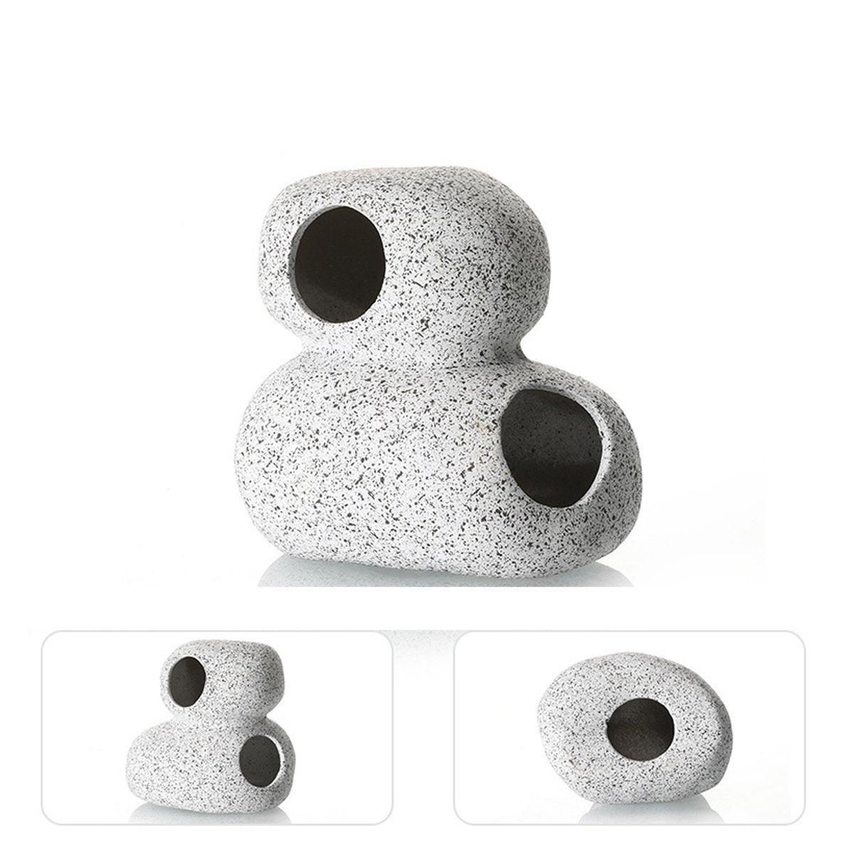 Clay Pot Aquarium Decoration Shrimp House Cichlid Breeding Tank Fish Nest view 13