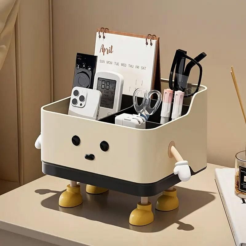 Desktop Organizer Storage Box Household Clutter Compartmentalized Container view 12