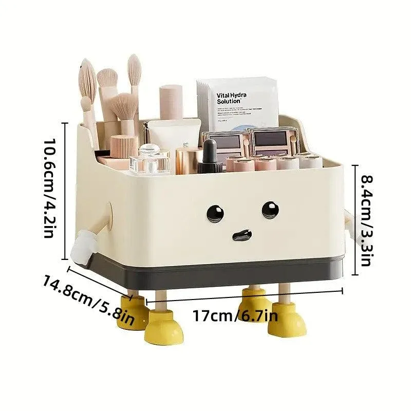 Desktop Organizer Storage Box Household Clutter Compartmentalized Container view 13