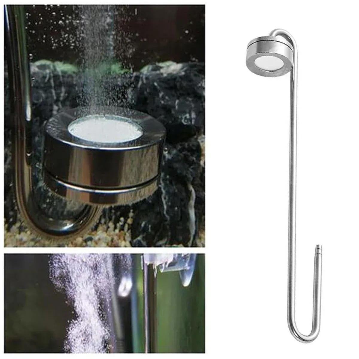 Stainless Steel Aquarium CO2 Diffuser Carbon Dioxide Atomizer Grass Tank view 6