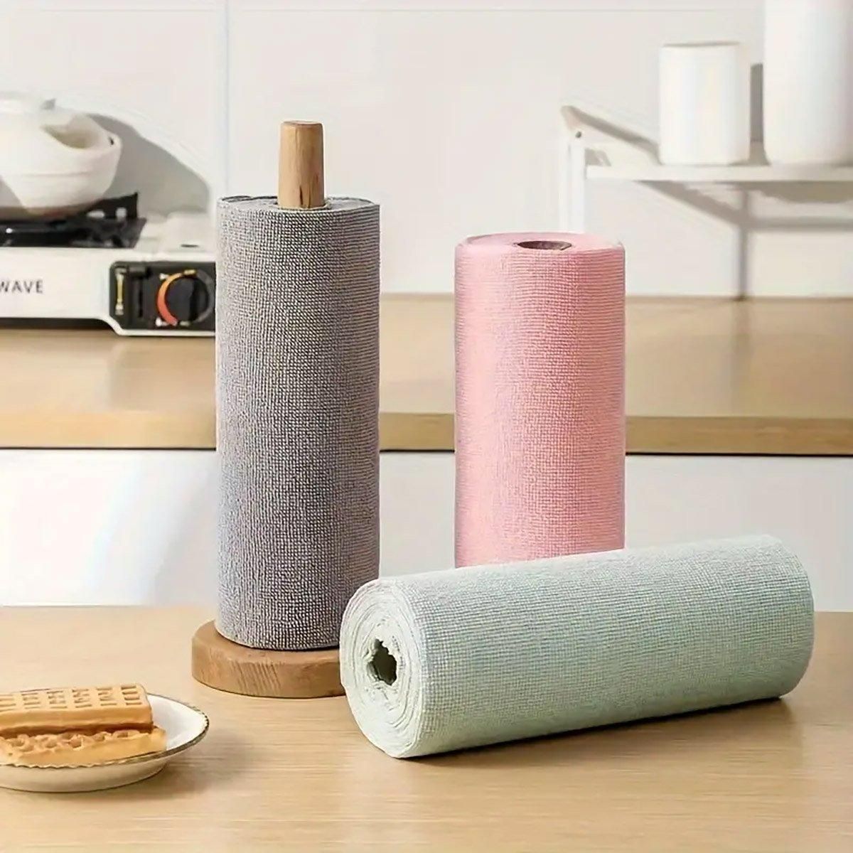 Multifunctional Kitchen Cleaning Towel Strong Absorbent Hand Tear Dish Cloth view 12