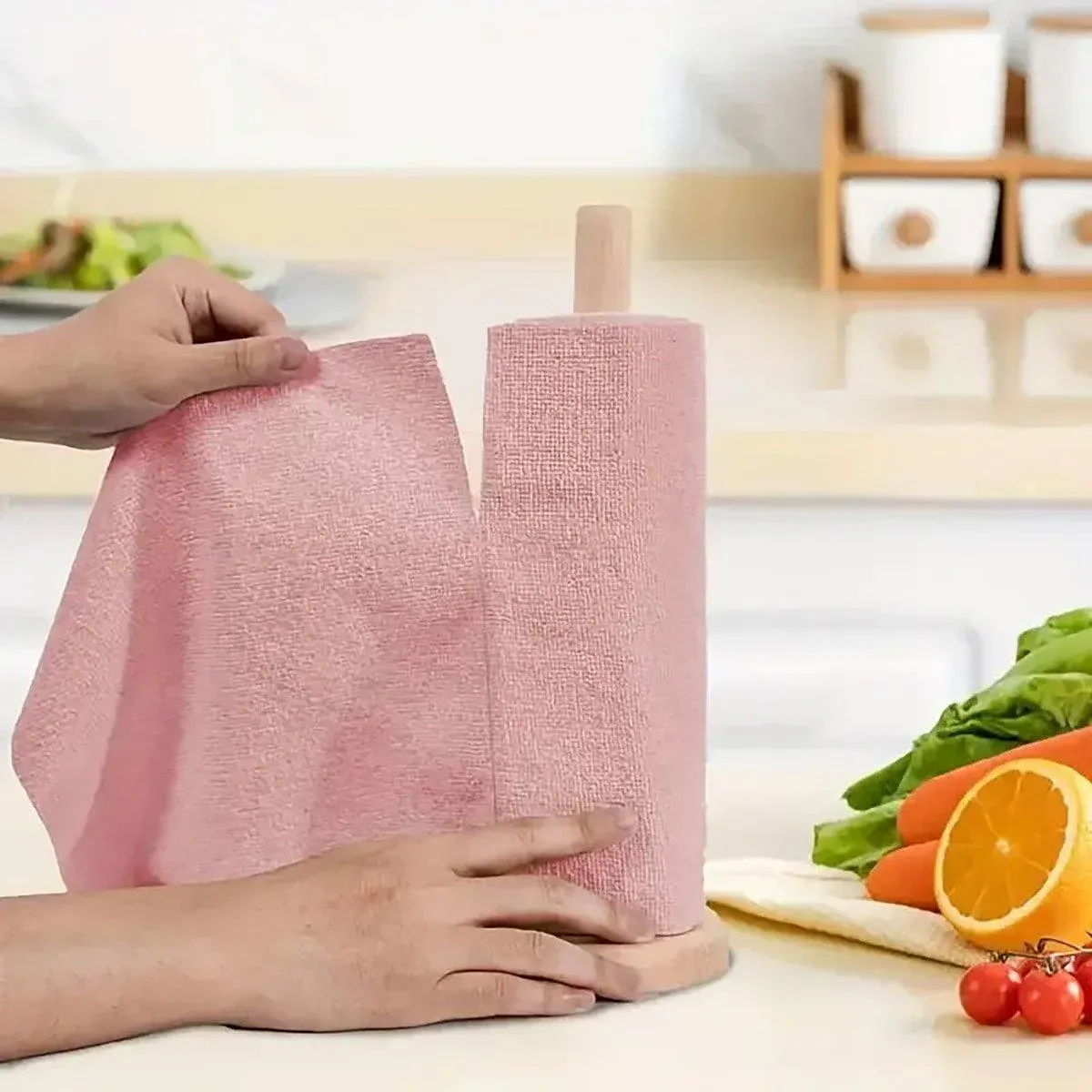 Multifunctional Kitchen Cleaning Towel Strong Absorbent Hand Tear Dish Cloth view 13