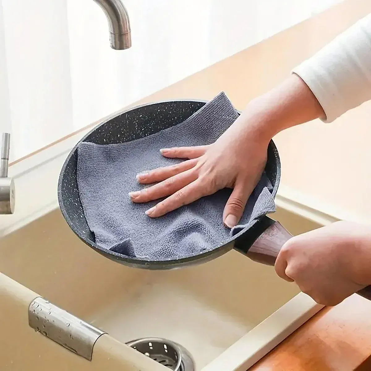 Multifunctional Kitchen Cleaning Towel Strong Absorbent Hand Tear Dish Cloth view 14