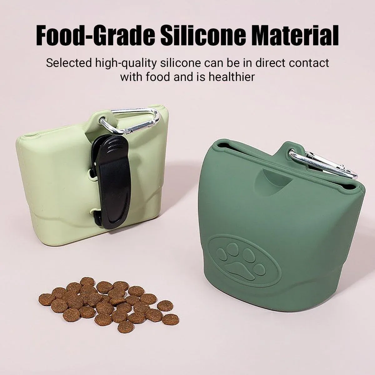 Portable Dog Food Bag Outdoor Walking Travel Feeding Pouch Pet Supplies view 7