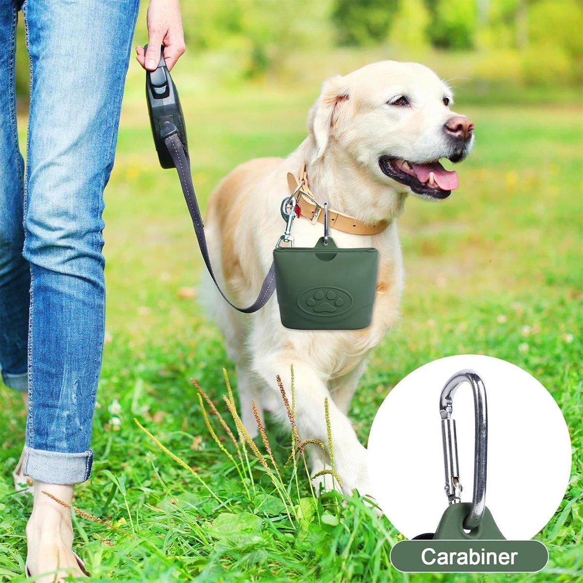 Portable Dog Food Bag Outdoor Walking Travel Feeding Pouch Pet Supplies view 10