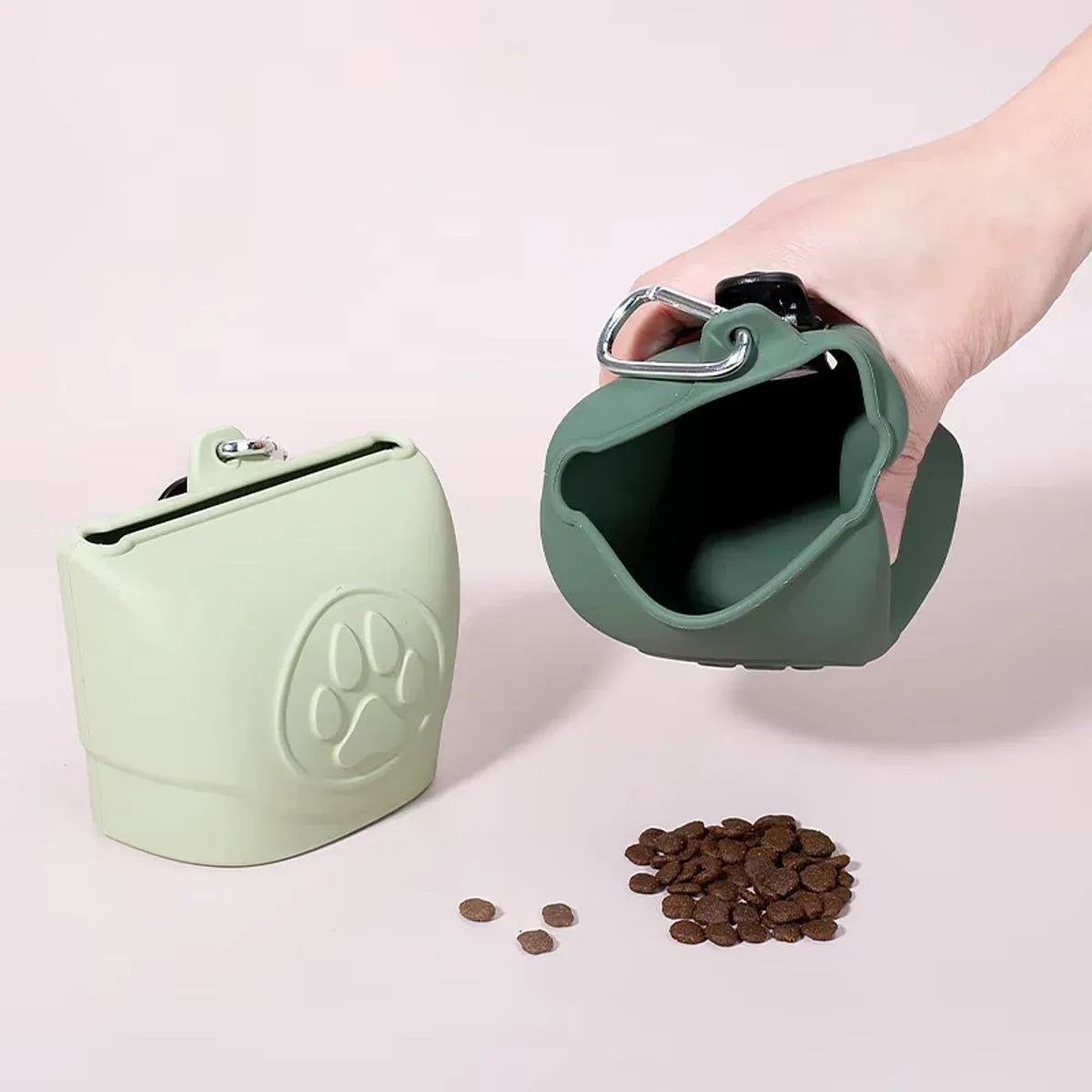 Portable Dog Food Bag Outdoor Walking Travel Feeding Pouch Pet Supplies view 11