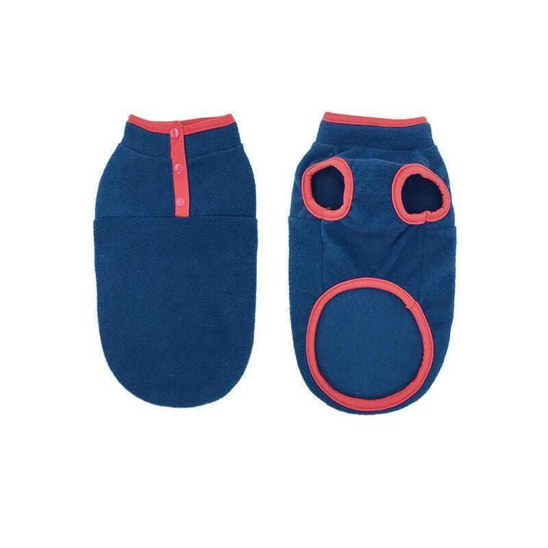 L Pet Dog Puppy Winter Warm Fleece Jumper Vest Coat Jacket Apparel Clothes — image 1
