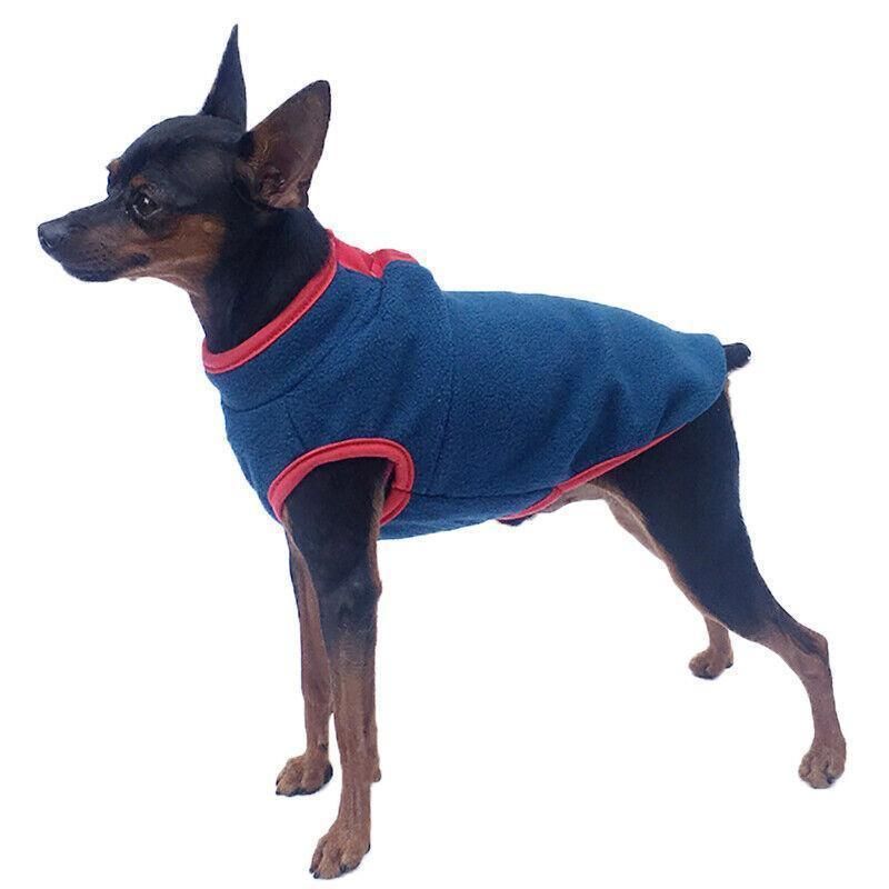 M Pet Dog Puppy Winter Warm Fleece Jumper Vest Coat Jacket Apparel Clothes view 5