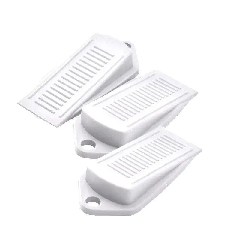 3Pcs Thick Rubber Wedge Door Stoppers Floor Carpet Heavy Duty Door Stop