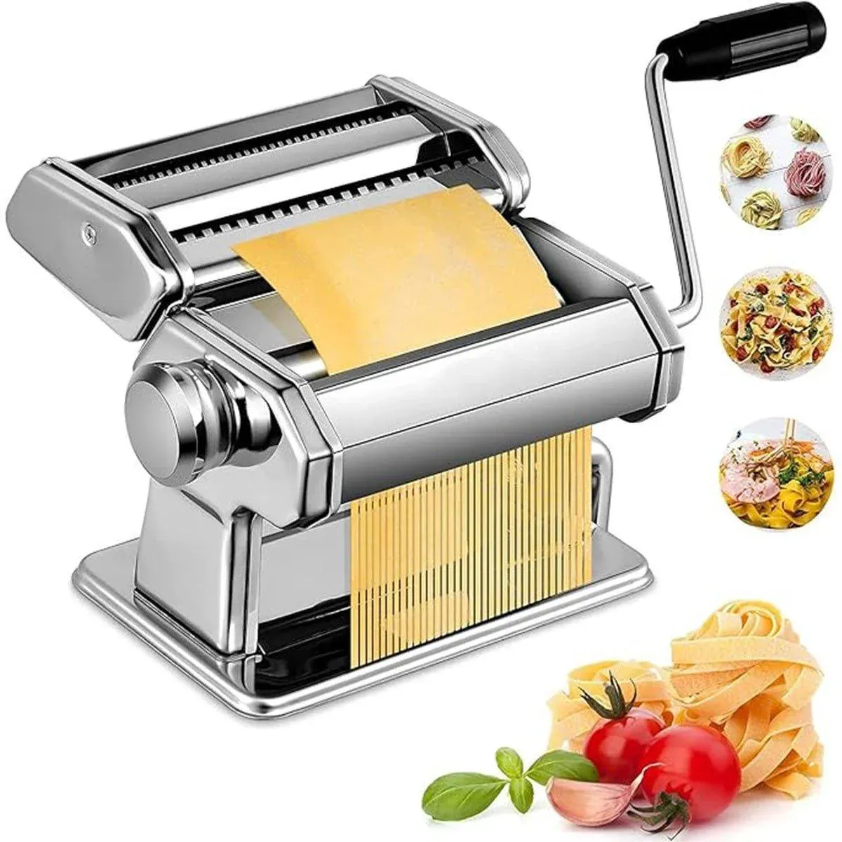 Manual Noodle Maker Dumpling Press Stainless Steel Noodle Machine Pasta Tool view 12