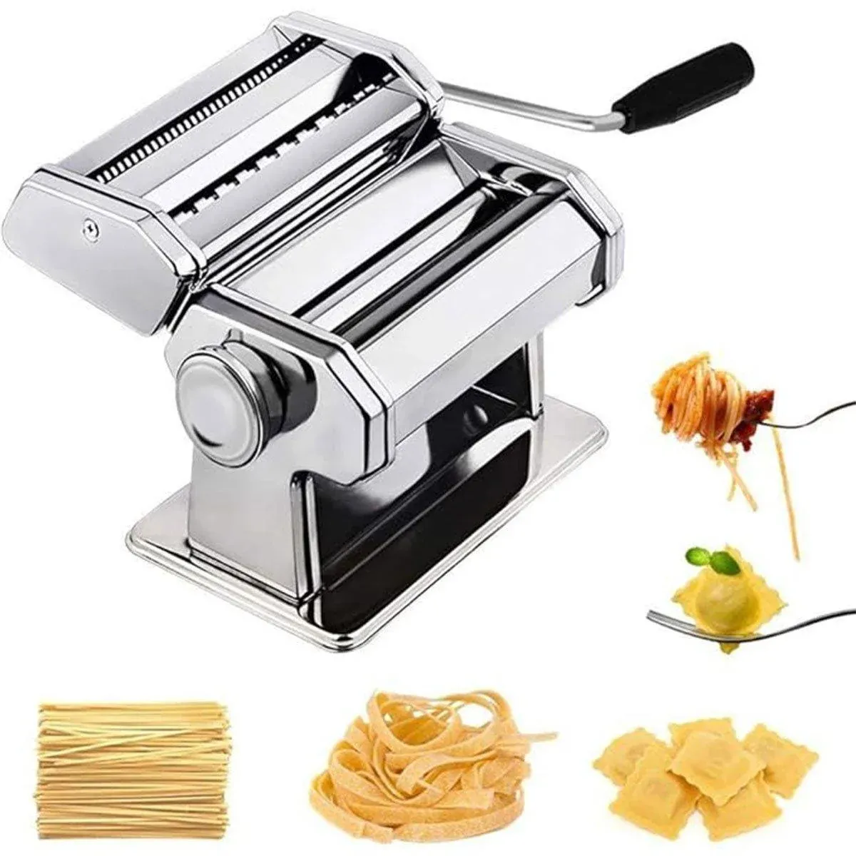 Manual Noodle Maker Dumpling Press Stainless Steel Noodle Machine Pasta Tool view 13