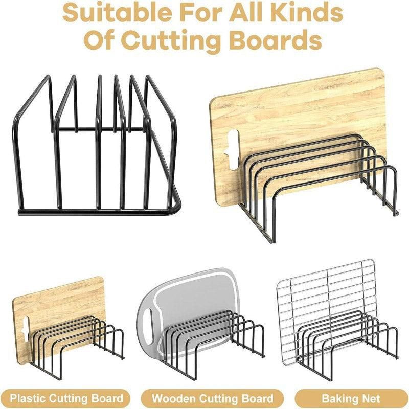 Home Kitchen Chopping Board Draining Rack Multifunction Storage Shelf Organizer view 8