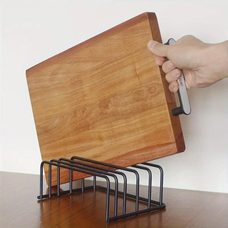 Home Kitchen Chopping Board Draining Rack Multifunction Storage Shelf Organizer view 11