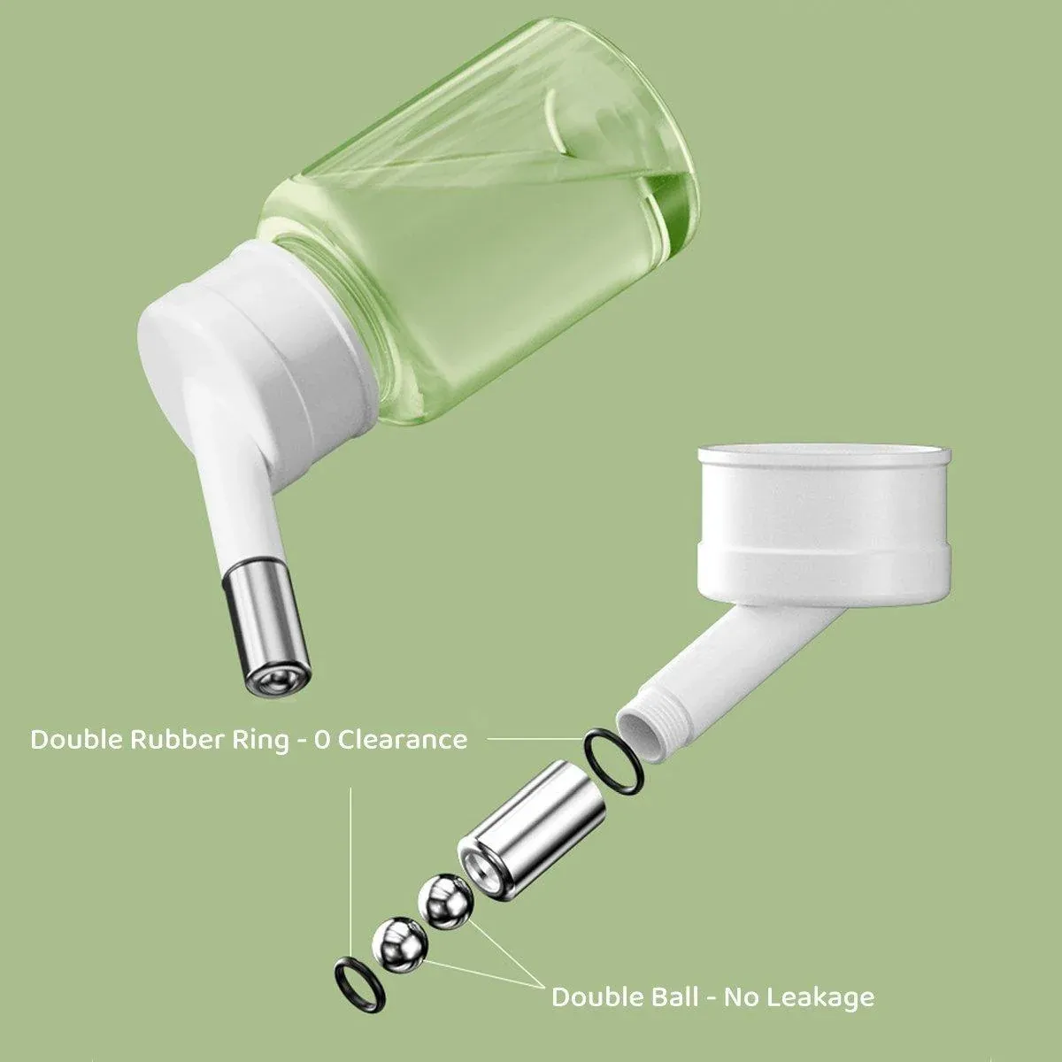 Pet Water Bottle for Hamster Guinea Pig Rabbit Vacuum Drinking Feeder Kettle view 6
